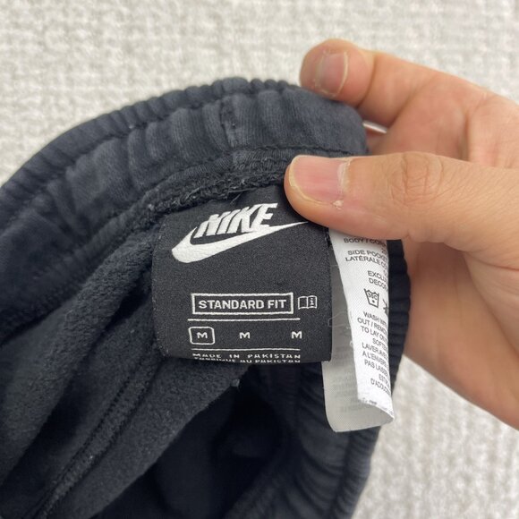 Nike Boy's Medium Just Do It Black Sportswear Fleece Shorts Training DC7247-010 - Picture 5 of 8